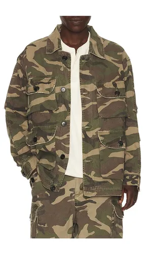 Camouflage Twill Utility Cargo Jacket in . Size S. Also in XL/1X - Found - Modalova