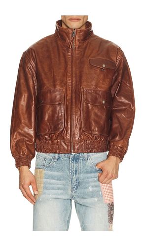 Redwood Leather Bomber Jacket in . Taglia S. Also in M, L, XL/1X, XXL/2X - Found - Modalova