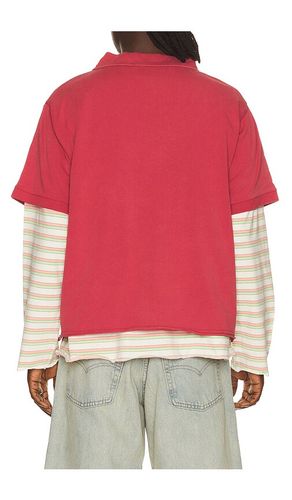 Double Layer Stripe Tee in . Taglia M. Also in XL/1X, XXL/2X - Found - Modalova
