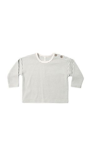 Kids Long Sleeve Tee in Light Grey. - size 12-18M (also in 18-24M, 2-3Y, 4-5Y) - QUINCY MAE - Modalova