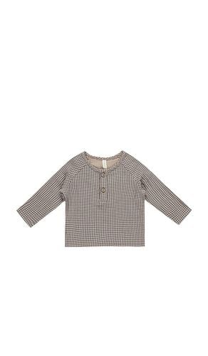 Kids Zion Shirt in Blue. - size 12-18M (also in 18-24M, 2-3yr, 4-5yr) - QUINCY MAE - Modalova