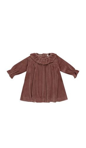 Kids Velour Baby Dress in Red. - size 12-18M (also in 18-24M, 2-3yr, 4-5yr) - QUINCY MAE - Modalova