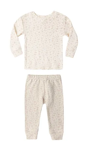 Jersey Pajama Set in Cream. - size 12-18M (also in 18-24M, 2-3yr, 4-5yr) - QUINCY MAE - Modalova