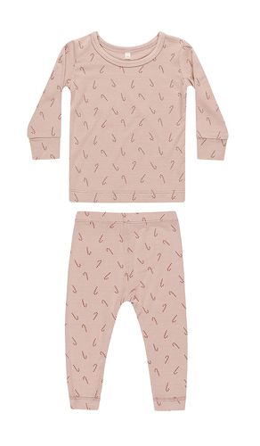 Kids Bamboo Pajama Set in Pink. - size 12-18M (also in 18-24M, 2-3yr, 4-5yr) - QUINCY MAE - Modalova