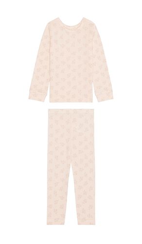 Kids Modal Pajama Set in Pink. - size 12-18M (also in 18-24M, 2-3Y) - QUINCY MAE - Modalova