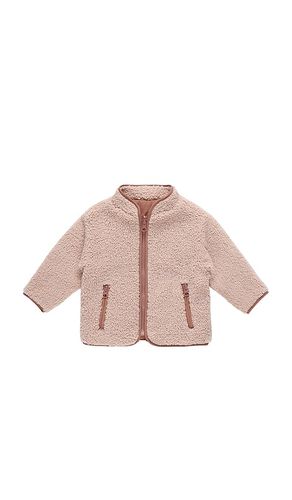 Kids Faux Fur Zip Jacket in . - size 12-18M (also in 18-24M, 4-5yr) - QUINCY MAE - Modalova