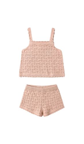 Pointelle Knit Tank & Short Set in . Taglia 2-3yr. Also in 4-5yr - QUINCY MAE - Modalova