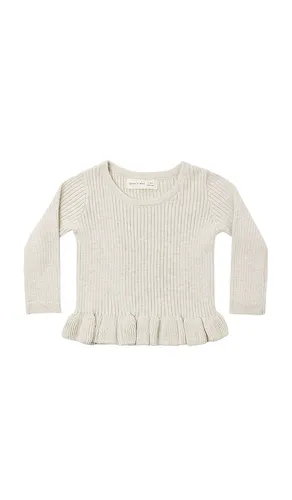 Kids Rib Knit Peplum Top in . Size 18-24M. Also in 2-3Y, 4-5Y - QUINCY MAE - Modalova