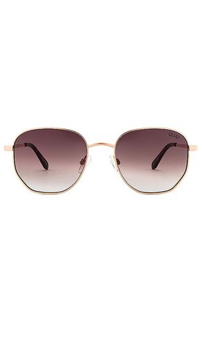 Quay SONNENBRILLE in Metallic Gold - Quay - Modalova