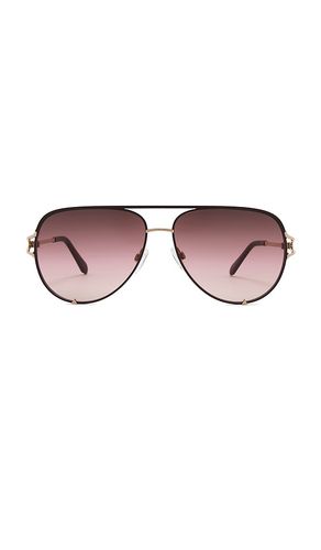Gafas de sol high key en color marrón talla all - Quay - Modalova