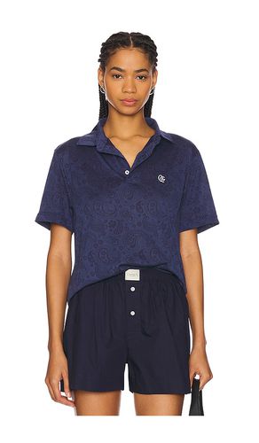 Monogram Paisley Polo in Blue. - size L (also in M, S) - Quiet Golf - Modalova