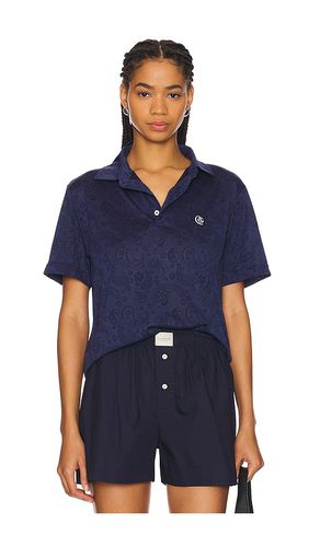 Monogram Paisley Polo in Blue. - size L (also in M, S, XL/1X) - Quiet Golf - Modalova