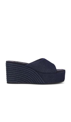 Denim Scoop Sandal in Blue. - size 8 (also in 9) - R0AM - Modalova