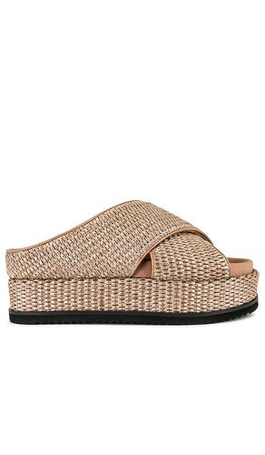 Cross Stack Raffia Sandal in Beige. - size 38 (also in 39, 40, 41) - R0AM - Modalova