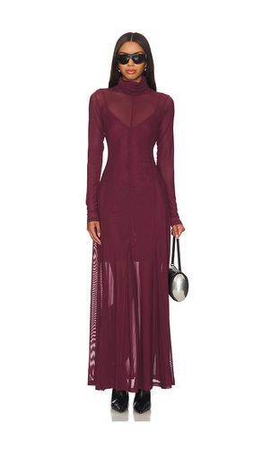 Maxi Mesh Dress in Wine. - size 32 (also in 34) - REMAIN - Modalova