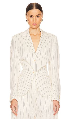 Drapey Striped Blazer in Ivory. - size 36 (also in 32, 38) - REMAIN - Modalova