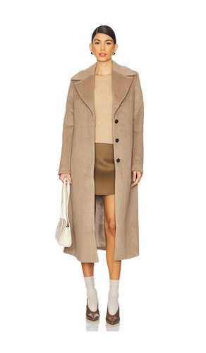 Slim Fitted Coat in Beige. - size 32 (also in 34, 36, 38) - REMAIN - Modalova