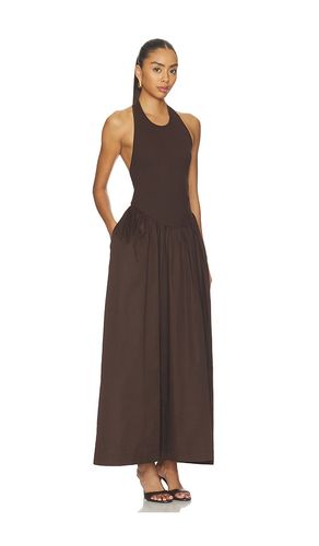 Cody Rib Maxi Dress in Chocolate. - size L (also in S, XL) - ROAME. - Modalova