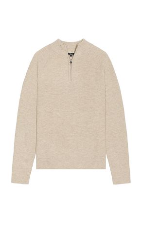 Stark Quater Zip Sweater in Beige. - size L (also in M, S, XL/1X) - Rails - Modalova