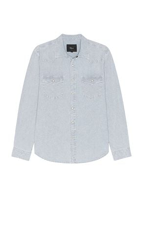 Roy Button Down Shirt in Blue. - size L (also in M, S, XL/1X) - Rails - Modalova