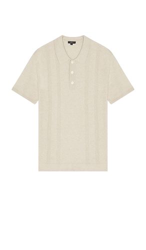 Cillian Short Sleeve Polo in Cream. - size L (also in M, S, XL/1X) - Rails - Modalova