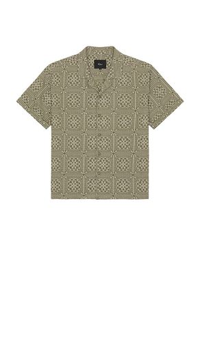 Tyler Camp Collar Shirt in Sage. - size L (also in M, S, XL/1X) - Rails - Modalova