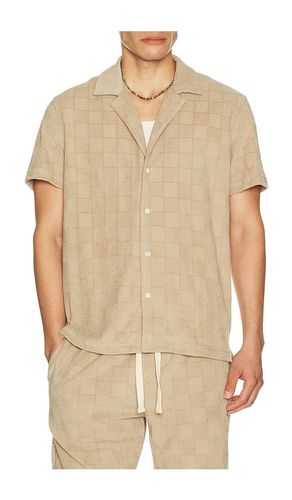 Maverick Camp Collared Shirt in Beige. - size S (also in XL/1X) - Rails - Modalova