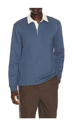 Wright Long Sleeve Polo in Blue. - size L (also in M, S, XL/1X) - Rails - Modalova