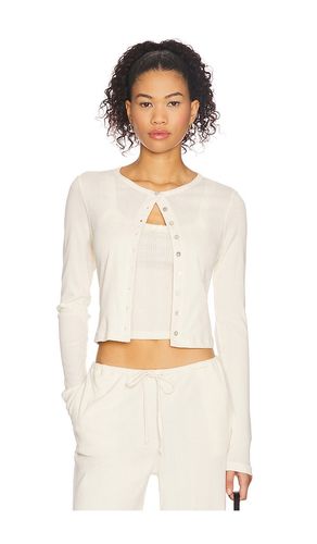 Pointelle Cardigan in Ivory. - size S (also in XS) - Rat Boi - Modalova