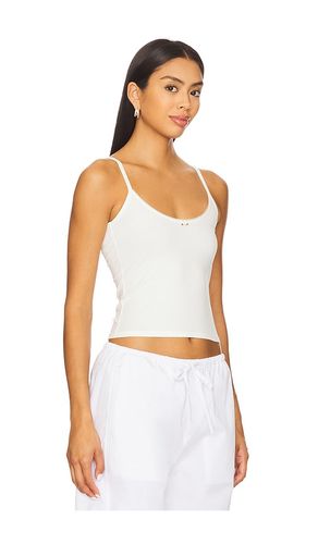 Scoop Back Crop Cami Top in White. - size L (also in M) - RAT BOI - Modalova