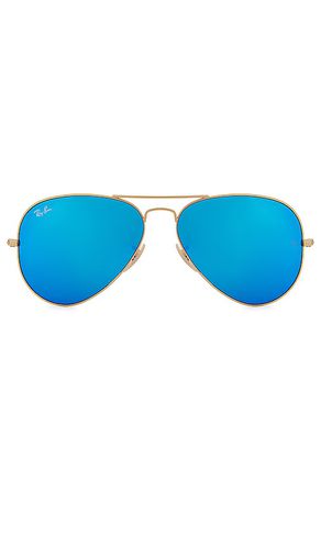 Ray-Ban Aviator Flash in Blue - Ray-Ban - Modalova