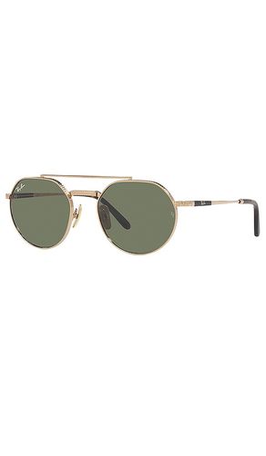 Jack II Titanium in Metallic Gold - Ray-Ban - Modalova