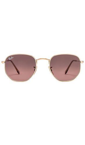 Hexagonal flat in color metallic size all - Ray-Ban - Modalova