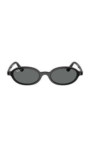 Ray-Ban Oval Sunglasses in Black - Ray-Ban - Modalova
