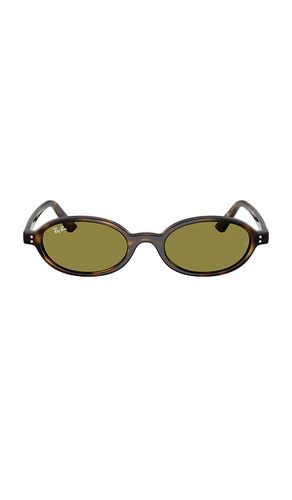Ray-Ban Oval Sunglasses in Brown - Ray-Ban - Modalova