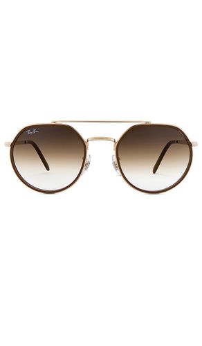 Round Sunglasses in Metallic Gold - Ray-Ban - Modalova