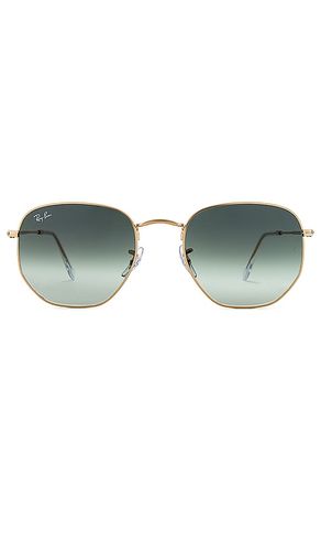 Hexagonal sunglasses in color metallic gold size all - Ray-Ban - Modalova