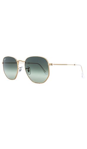 Hexagonal sunglasses in color metallic gold size all - Ray-Ban - Modalova