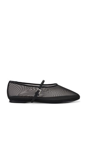 Adina Buckle Flat in Black. - size 10 (also in 5.5, 6, 6.5, 7, 7.5, 8, 8.5, 9, 9.5) - RAYE - Modalova