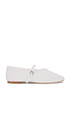 Adina Buckle Flat in White. - size 10 (also in 6, 6.5, 7, 7.5, 8, 8.5, 9, 9.5) - RAYE - Modalova