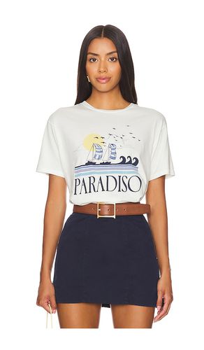 Paradiso Tee in White. - size L (also in M, S, XL/1X) - Retro Brand - Modalova