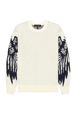 Eagle Crew Sweater in White. - size L (also in S, XL) - Rag & Bone - Modalova