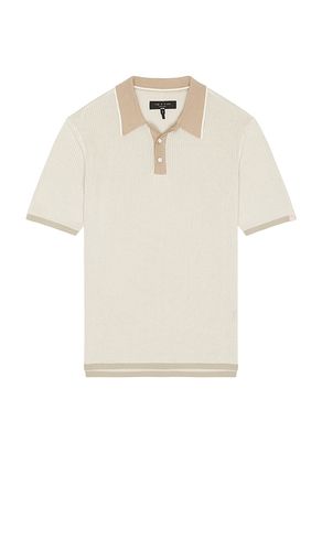 Harvey Knit Polo in Beige. - size M (also in S) - Rag & Bone - Modalova
