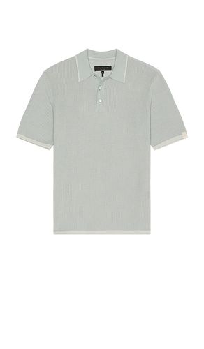 Harvey Knit Polo in Blue. - size L (also in M, S) - Rag & Bone - Modalova