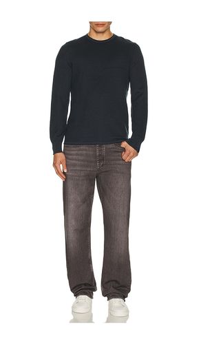 Gregory merino crewneck sweater in color blue size S (also in L) - Rag & Bone - Modalova