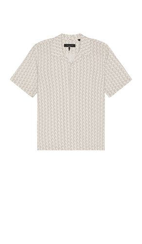 Printed Avery Shirt in White. - size L (also in M, S, XL) - Rag & Bone - Modalova