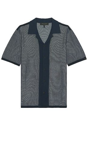 Harvey Knit Camp Shirt in . Size M, S, XL - Rag & Bone - Modalova