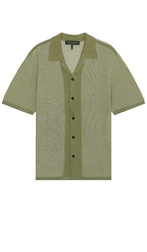 Harvey Knit Camp Shirt in . Size M, XL - Rag & Bone - Modalova