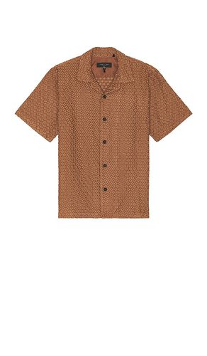 Avery Diamond Shirt in Brown. - size M (also in S) - Rag & Bone - Modalova