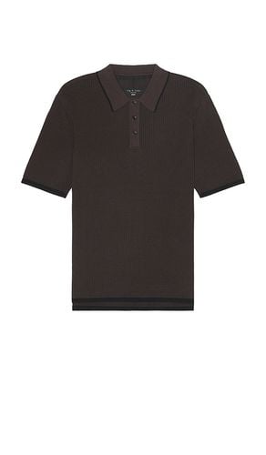 Harvey Knit Polo in Brown. - size L (also in M, S, XL/1X) - Rag & Bone - Modalova